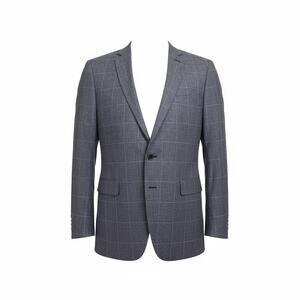 Penguin by Munsingwear Windowpane Plaid Wool Blend Blazer  Men's Medium 40